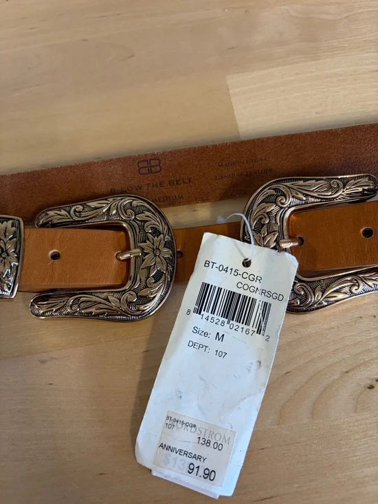 B-LOW THE BELT Baby Bri Bri Belt ✨NWT✨ - cognac - Picture 2 of 4